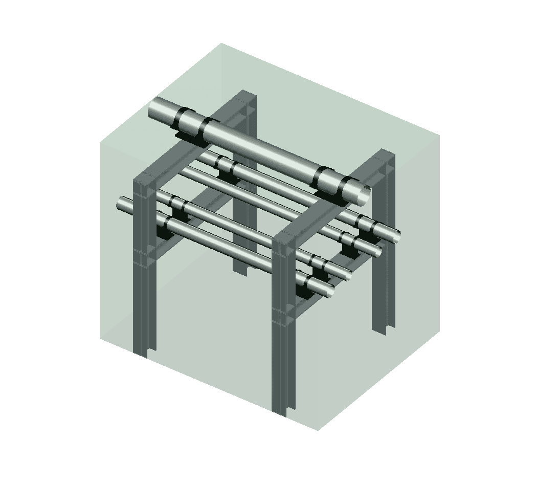 MK Clipper — A clipping box cut through a pipe rack